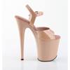 Pleaser - FLAMINGO809 KnöchelriemenSandale, Poledance Schuhe - Braun Product image